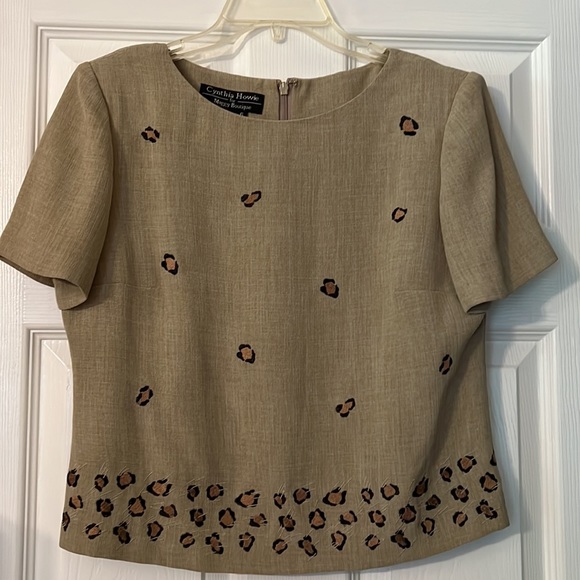 Vintage CYNTHIA HOWIE for Maggy Boutique -Two Piece Dress- MIDI - Picture 6 of 7